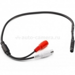 Камера заднего вида Микрофон с кабелем RCA+питание