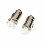 Светодиодная лампа T10-BA9S-1Fish+4led (синяя)